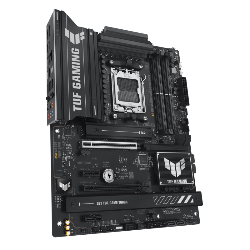 Asus TUF GAMING B850-PLUS WIFI | Processor family AMD | Processor socket AM5 | DDR5 DIMM | Number of SATA connectors 4 - Image 5