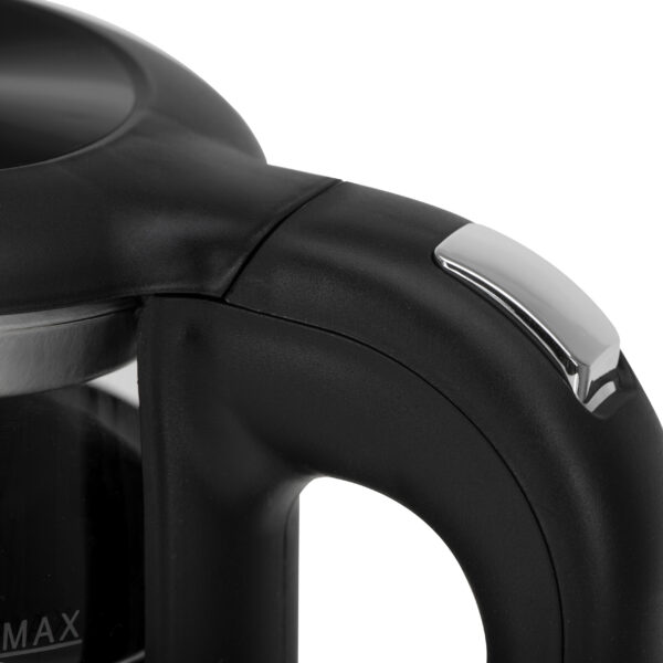 Adler Kettle with LED Display | AD 1305 | Electric | 2200 W | 1.7 L | Plastic | 360° rotational base | Black/Silver - Image 7