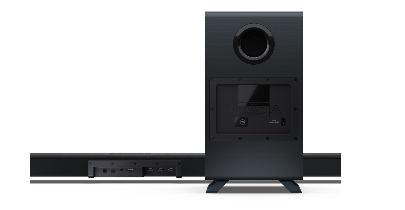 Sharp | 5.1.2 Dolby Atmos/DTS:X Soundbar with Wireless Subwoofer | HT-SBW55121(BK) | Bluetooth - Image 12