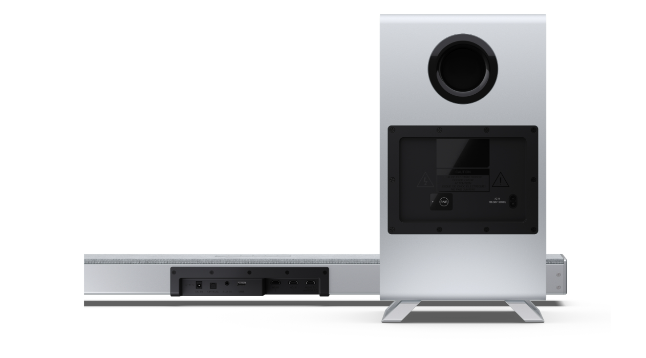 Sharp | 3.1.2 Dolby Atmos/DTS:X Soundbar with Wireless Subwoofer | HT-SBW53121(SL) | Bluetooth - Image 12