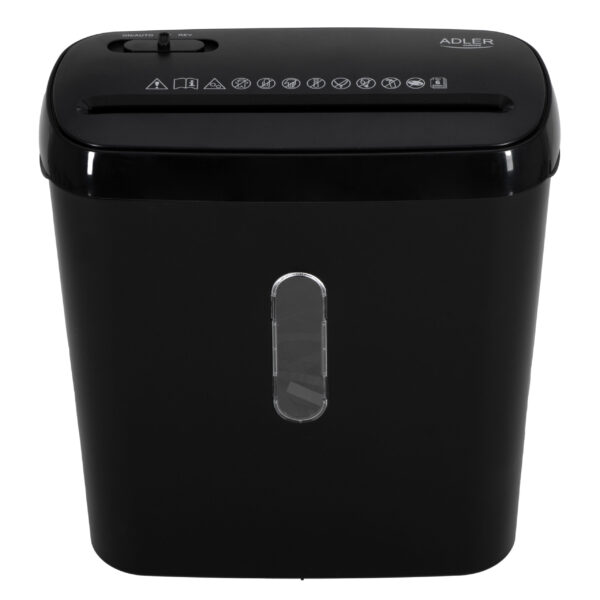 Paper Shredder | AD 1039 | Black | 8 L | 70 dB | Strip-cut - Image 4