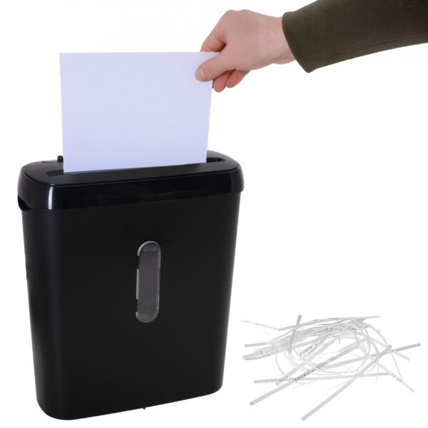 Paper Shredder | AD 1039 | Black | 8 L | 70 dB | Strip-cut - Image 7