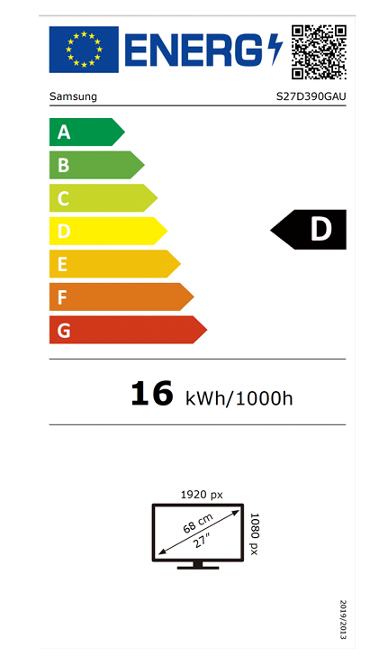 Samsung | LS27D390GAUXEN | 27 " | VA | FHD | 16:9 | 100 Hz | 4 ms | 1920 x 1080 pixels | 250 cd/m² | HDMI ports quantity 1 | Black - Image 15