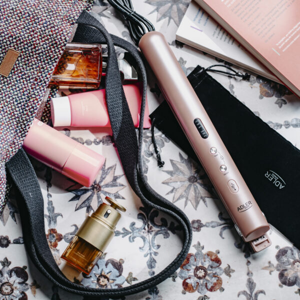 Adler Cordless Hair Straightener | AD 2327 | Ceramic heating system | Display LED | Temperature (min) 160 °C | Temperature (max) 220 °C | Pink - Image 13
