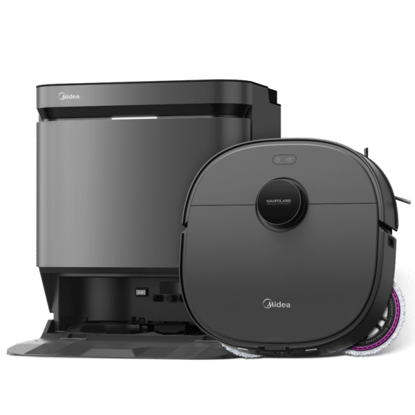 Midea Robot Vacuum Cleaner | V15 | Wet&Dry | 5200 mAh | Dust capacity 3 L | 16200 Pa | Black - Image 2