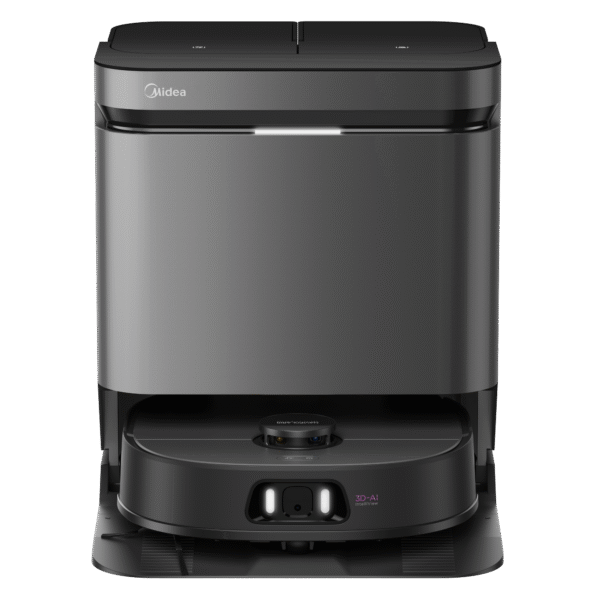 Midea Robot Vacuum Cleaner | V15 | Wet&Dry | 5200 mAh | Dust capacity 3 L | 16200 Pa | Black - Image 3