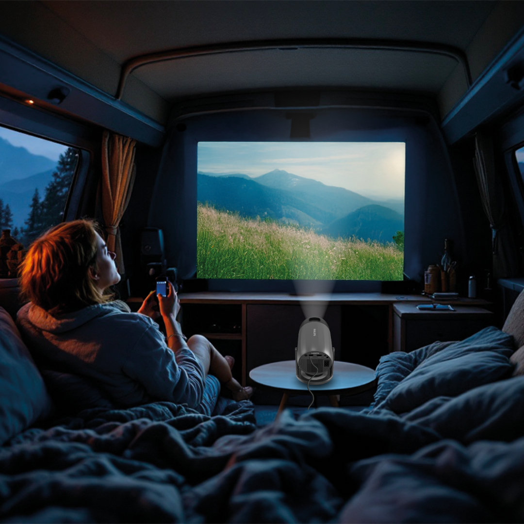 Philips | NeoPix150 | Full HD (1920x1080) | 250 ANSI lumens | 1000:1 | Dark Grey | Portable Projector | Wi-Fi - Image 12