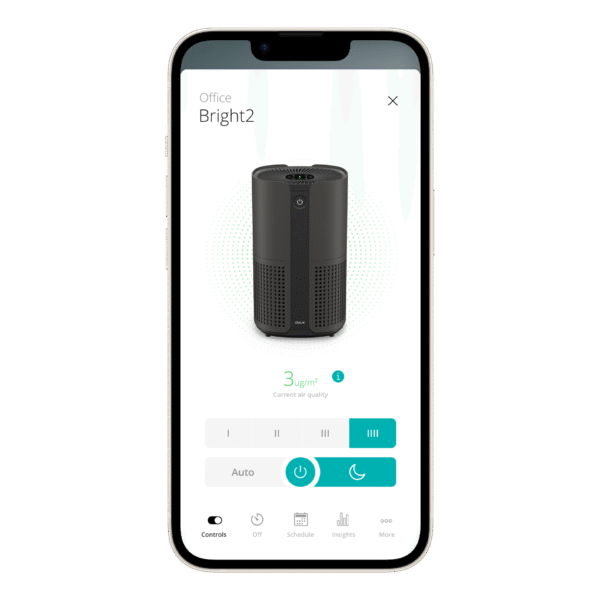 Duux Smart Air Purifier | Bright 2 | 4-22 W | Suitable for rooms up to 42 m² | Black - Image 7