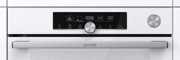 Gorenje Oven | BPSA6747A08WG | 77 L | Electric | AquaClean | Mechanical control | Steam function | Height 59.5 cm | Width 59.5 cm | White - Image 5