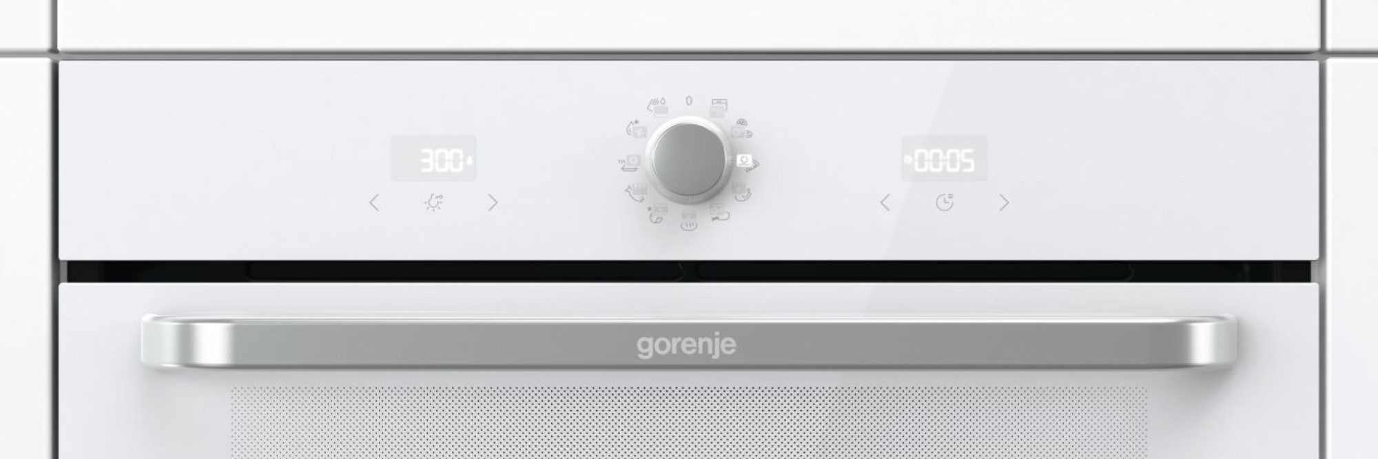 Gorenje Oven | BOS6737SYW | 77 L | Electric | AquaClean | Mechanical control | Steam function | Height 59.5 cm | Width 59.5 cm | White - Image 5