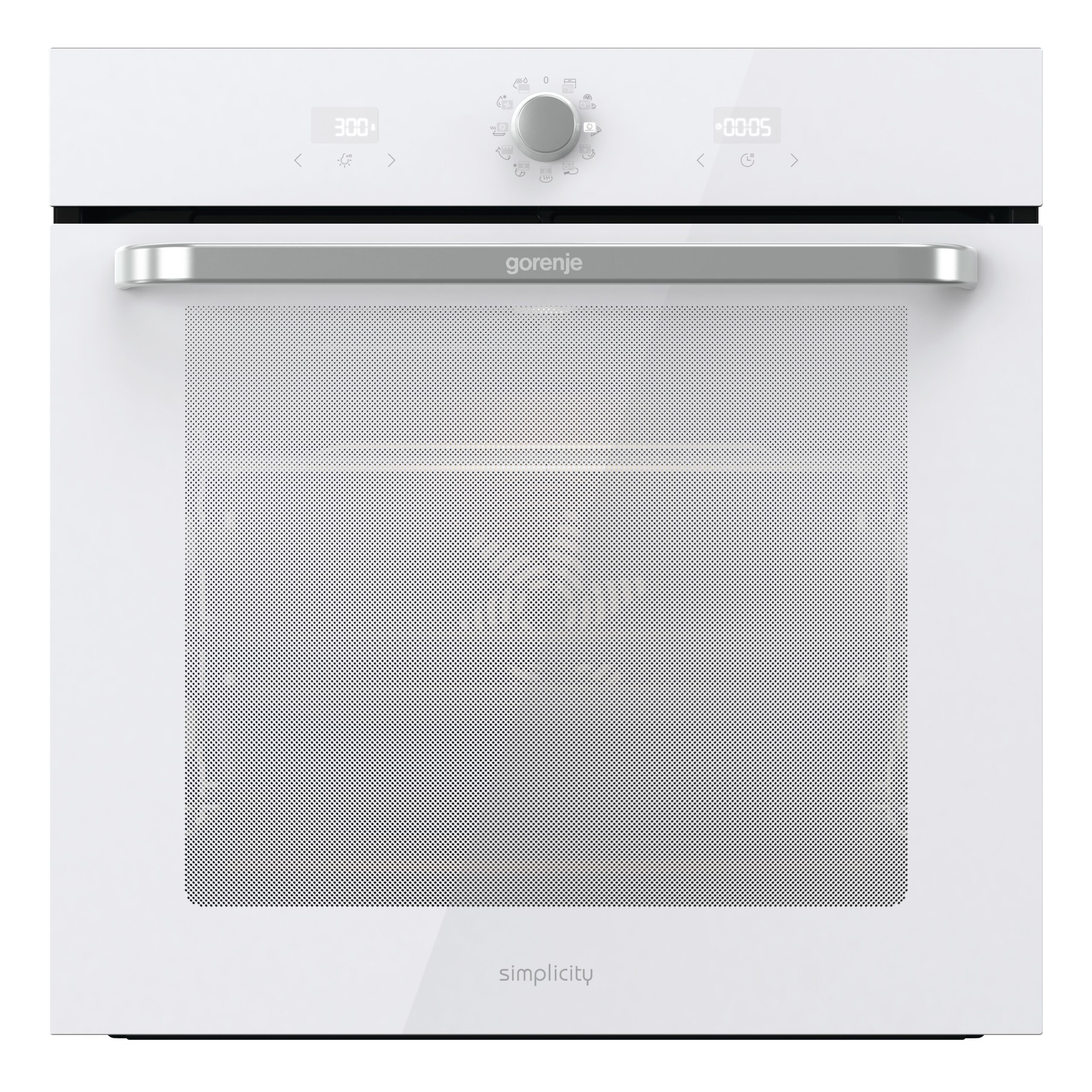 Gorenje Oven | BOS6737SYW | 77 L | Electric | AquaClean | Mechanical control | Steam function | Height 59.5 cm | Width 59.5 cm | White