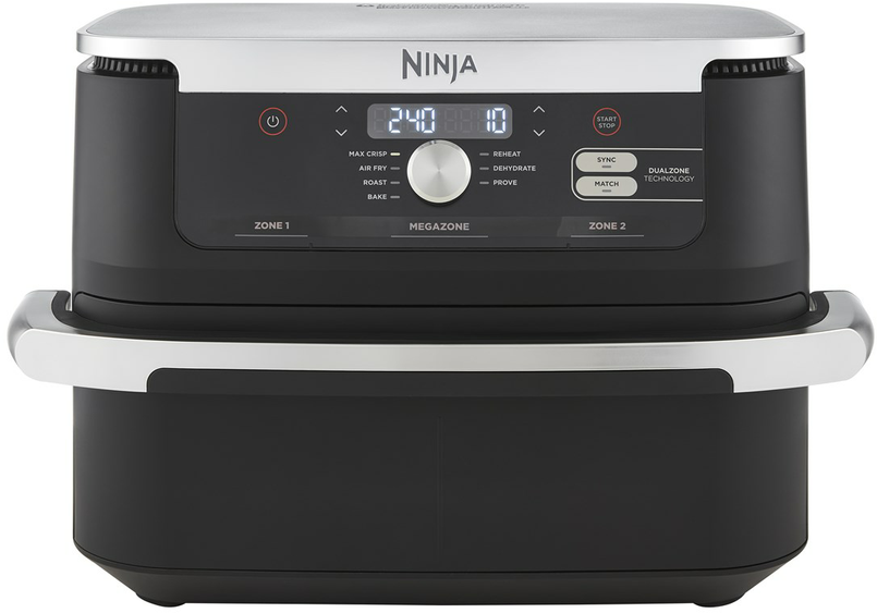 NINJA | Double Air Fryer | AF500EU Foodi FlexDrawer | Power 2470 W | Capacity 10.4 L | Black - Image 5