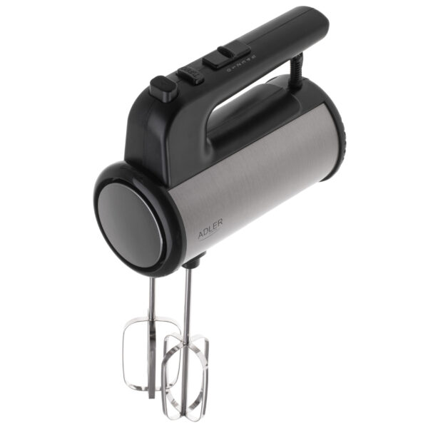 Adler Hand mixer | AD 4232 | Hand Mixer | 900 W | Number of speeds 5 | Turbo mode | Black/Stainless Steel - Image 2
