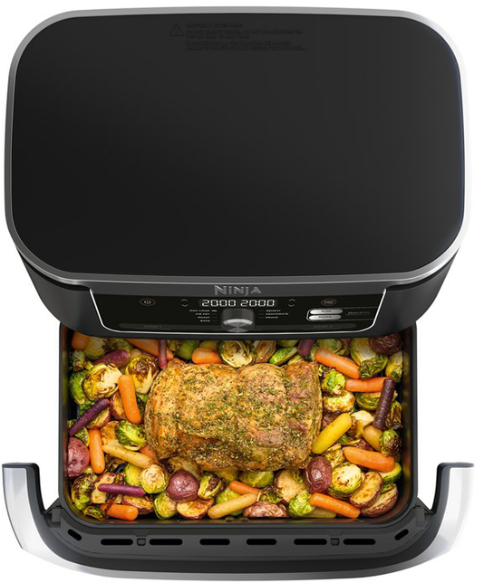 NINJA | Double Air Fryer | AF500EU Foodi FlexDrawer | Power 2470 W | Capacity 10.4 L | Black - Image 11
