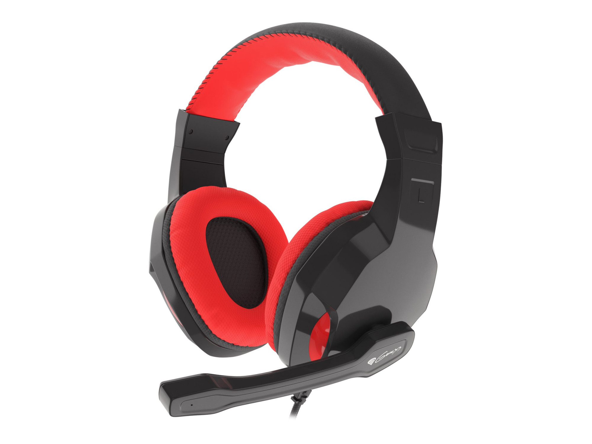 GENESIS ARGON 110 Gaming Headset, On-Ear, Wired, Microphone, Black/Red | Genesis | ARGON 110 | Wired | On-Ear - Image 2