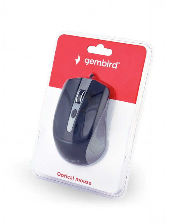 Gembird | MUS-4B-01-GB | Optical Mouse | USB | Spacegrey/Black - Image 3
