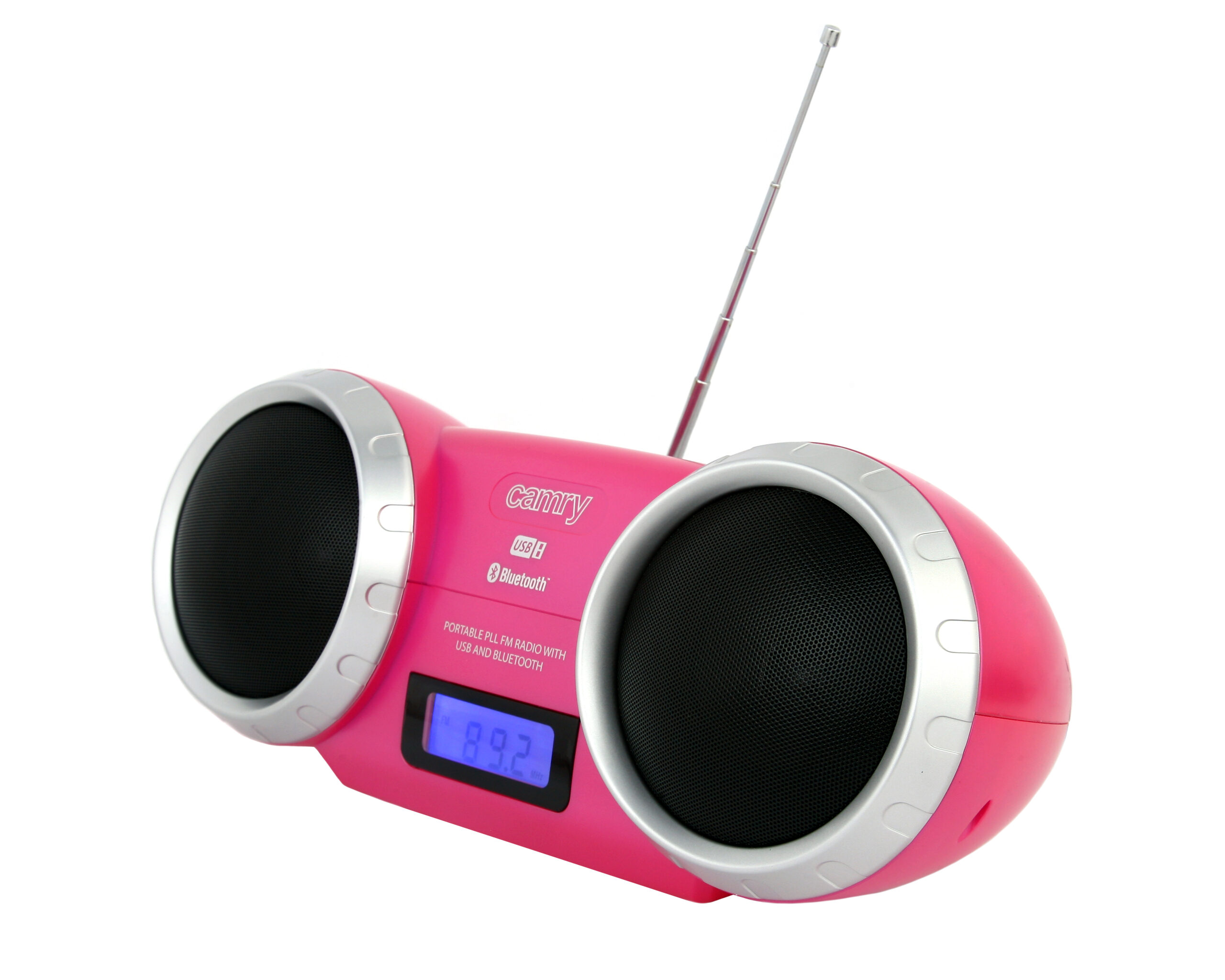 Camry | Audio/Speaker | CR 1139p | 5 W | Bluetooth | Pink | Portable | Wireless connection - Image 3