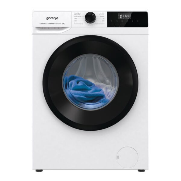 Gorenje Washing Machine | WNHPI94A1PS | Energy efficiency class A | Front loading | Washing capacity 9 kg | 1400 RPM | Depth 54 cm | Width 60 cm | Display | LED | Steam function | White