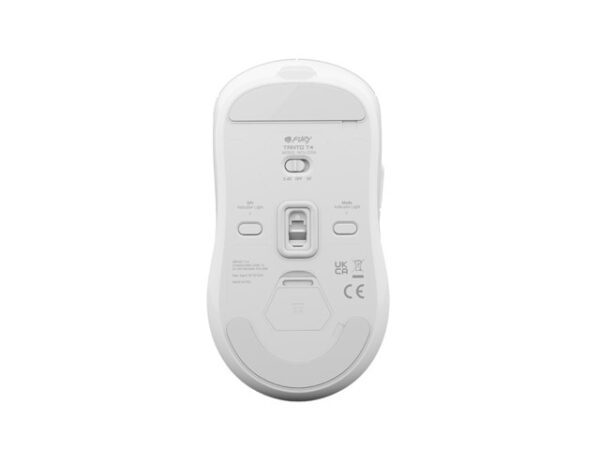 Fury Gaming Mouse | Tanto T4 | Wired/Wireless | 2.4 GHz, Bluetooth, USB | White - Image 5