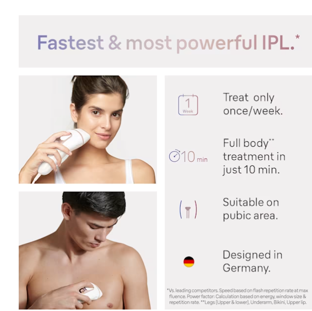 Braun | IPL Epilator | PL7147 Skin i·expert | Number of power levels 10 | White/Pink - Image 7