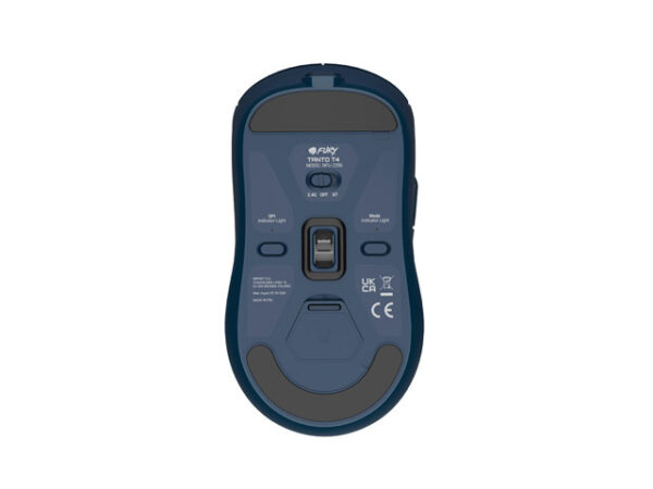 Fury Gaming Mouse | Tanto T4 | Wired/Wireless | 2.4 GHz, Bluetooth, USB | Blue - Image 8