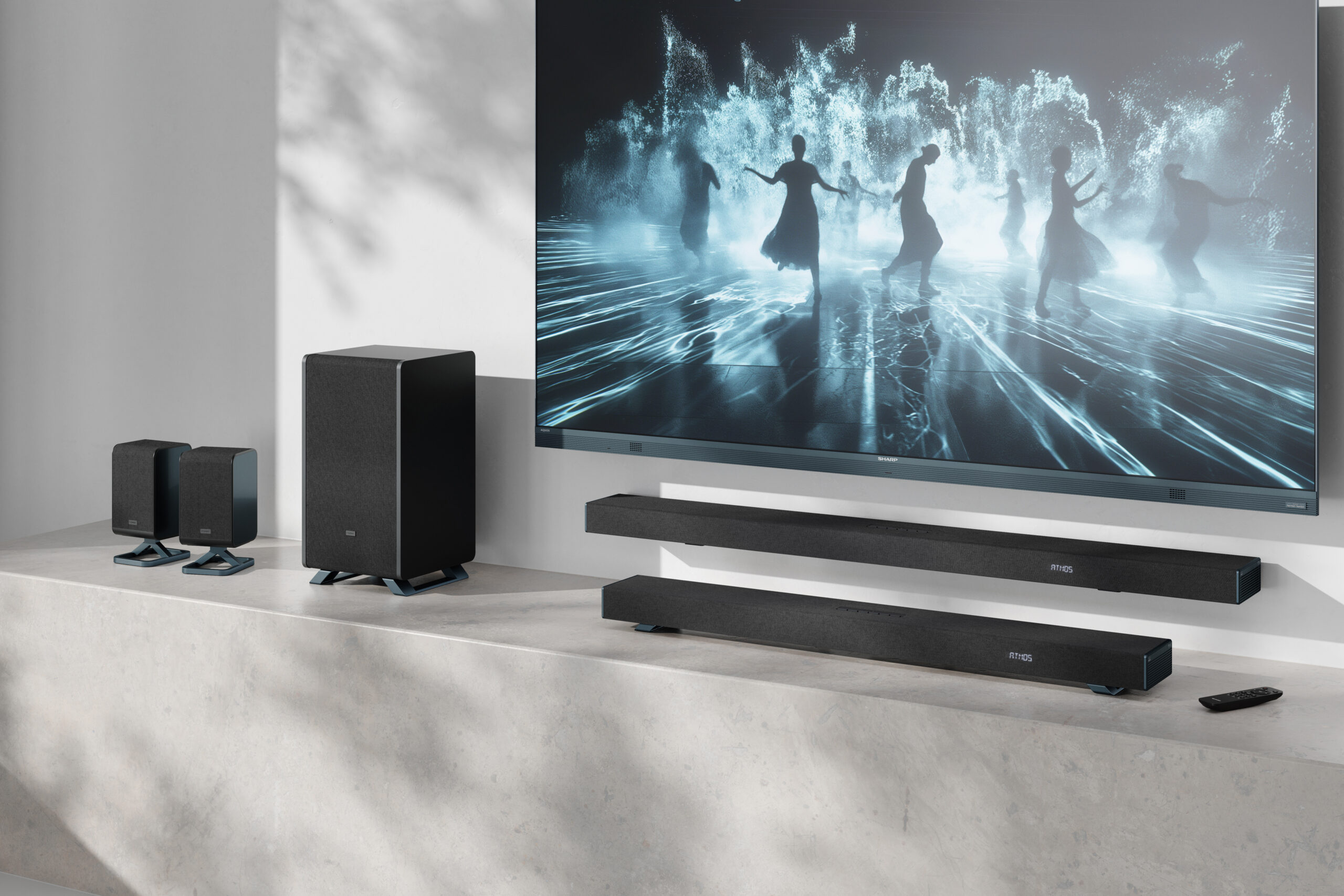 Sharp | 3.1.2 Dolby Atmos/DTS:X Soundbar with Wireless Subwoofer | HT-SBW53121(BK) | Bluetooth - Image 26
