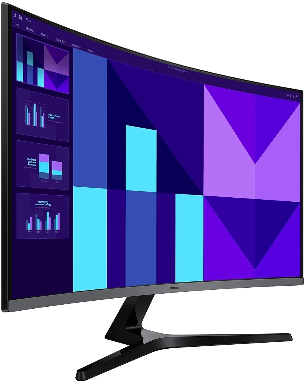 Samsung | LS27D390GAUXEN | 27 " | VA | FHD | 16:9 | 100 Hz | 4 ms | 1920 x 1080 pixels | 250 cd/m² | HDMI ports quantity 1 | Black - Image 3