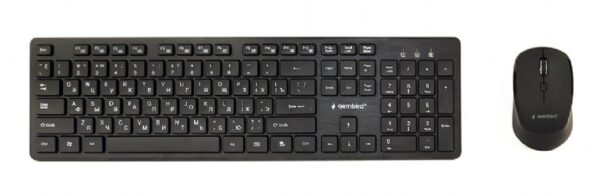 Gembird KBS-WCH-04-RU | Keyboard and Mouse Set | Wireless | Russian | Black