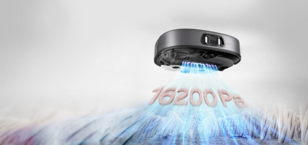 Midea Robot Vacuum Cleaner | V15 | Wet&Dry | 5200 mAh | Dust capacity 3 L | 16200 Pa | Black - Image 5