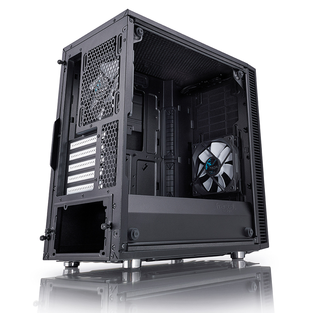 Fractal Design | Define Mini C TG | FD-CA-DEF-MINI-C-BK-TG | Side window | Left side panel - Tempered Glass | Black | Micro ATX | Power supply included No | ATX - Image 10