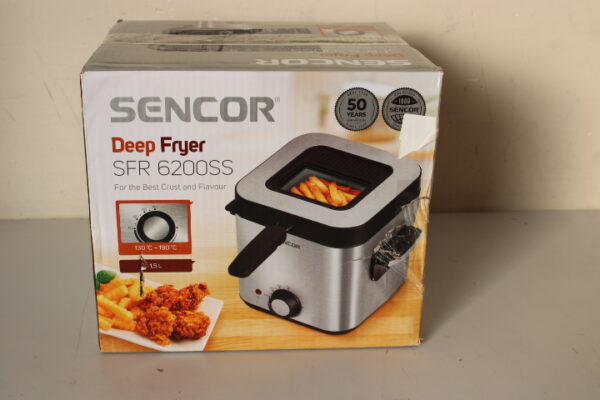 SALE OUT. Deep fryer SENCOR SFR 6200SS | Sencor DAMAGED PACKAGING,SCRATCHED PAINT - Image 2