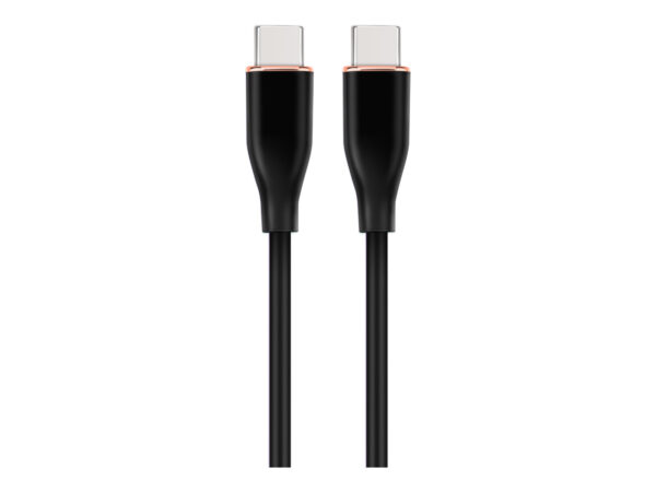 Cablexpert | Premium Silicon Type-C Power Delivery (PD) Charging and Data Cable, 1.5 m | CC-USB2S-CMCM-1.5M-BK
