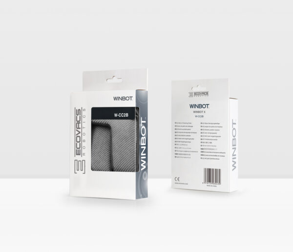 Ecovacs | Cleaning Pads for WINBOT X NEW | W-CC2B | Grey - Image 3