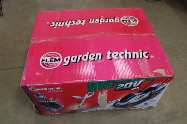 SALE OUT. Cordless lawn mower ELEM, 20 V, 2 x 2.0 Ah, 33 cm, 30 l, includes a lawn mower and leaf blower | Sourcing DAMAGED PACKAGING - Image 3