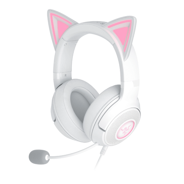 Razer Headset | Kraken Kitty V2 | Wired | Over-ear | Microphone | Noise canceling | White