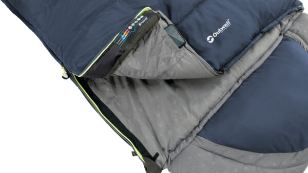 Outwell | Contour Lux | Sleeping Bag | 220 x 85 cm | -19/15 °C | Left Zipper - Image 3