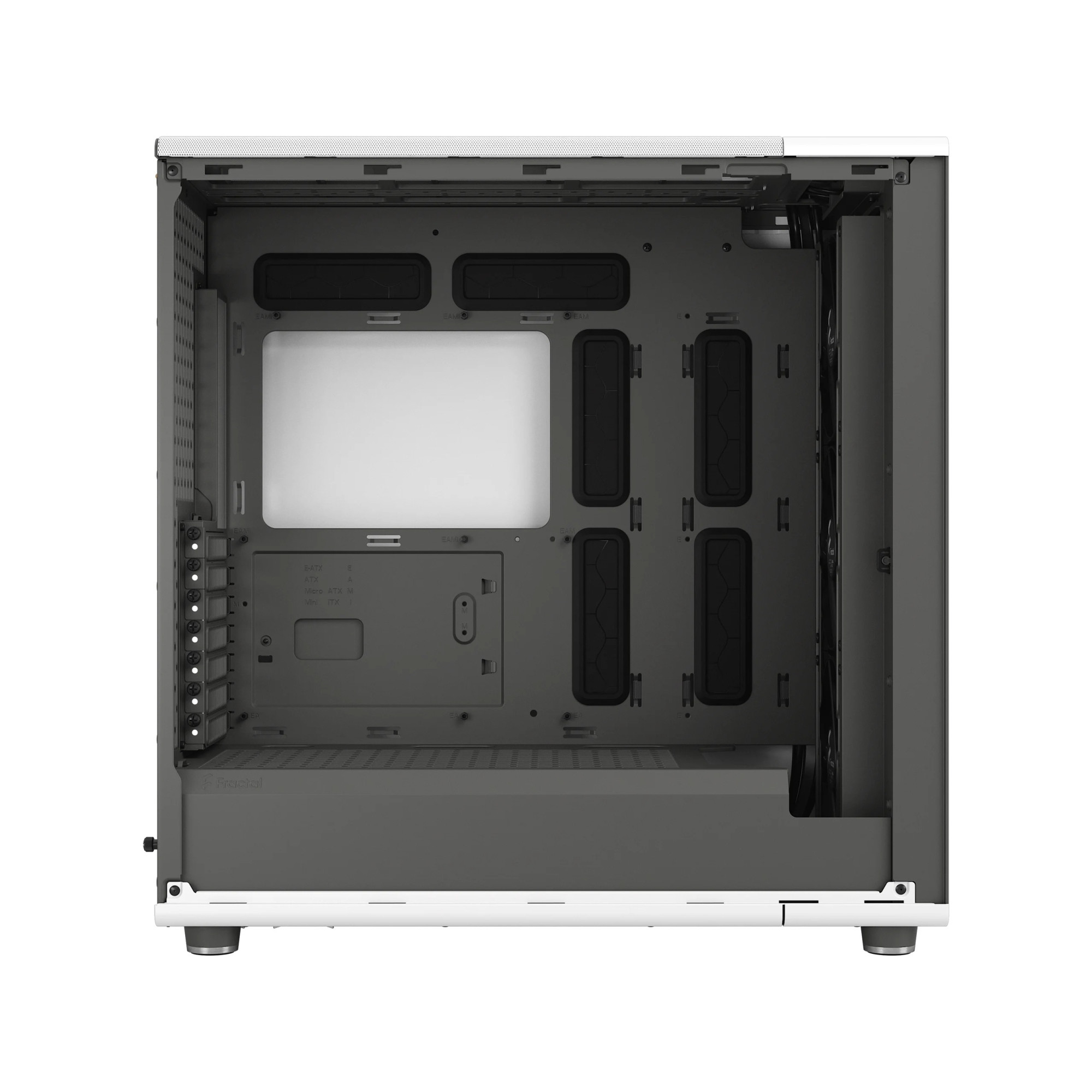 Fractal Design Computer Case | North XL | Chalk White TG Clear | ATX | Power supply included No - Image 10