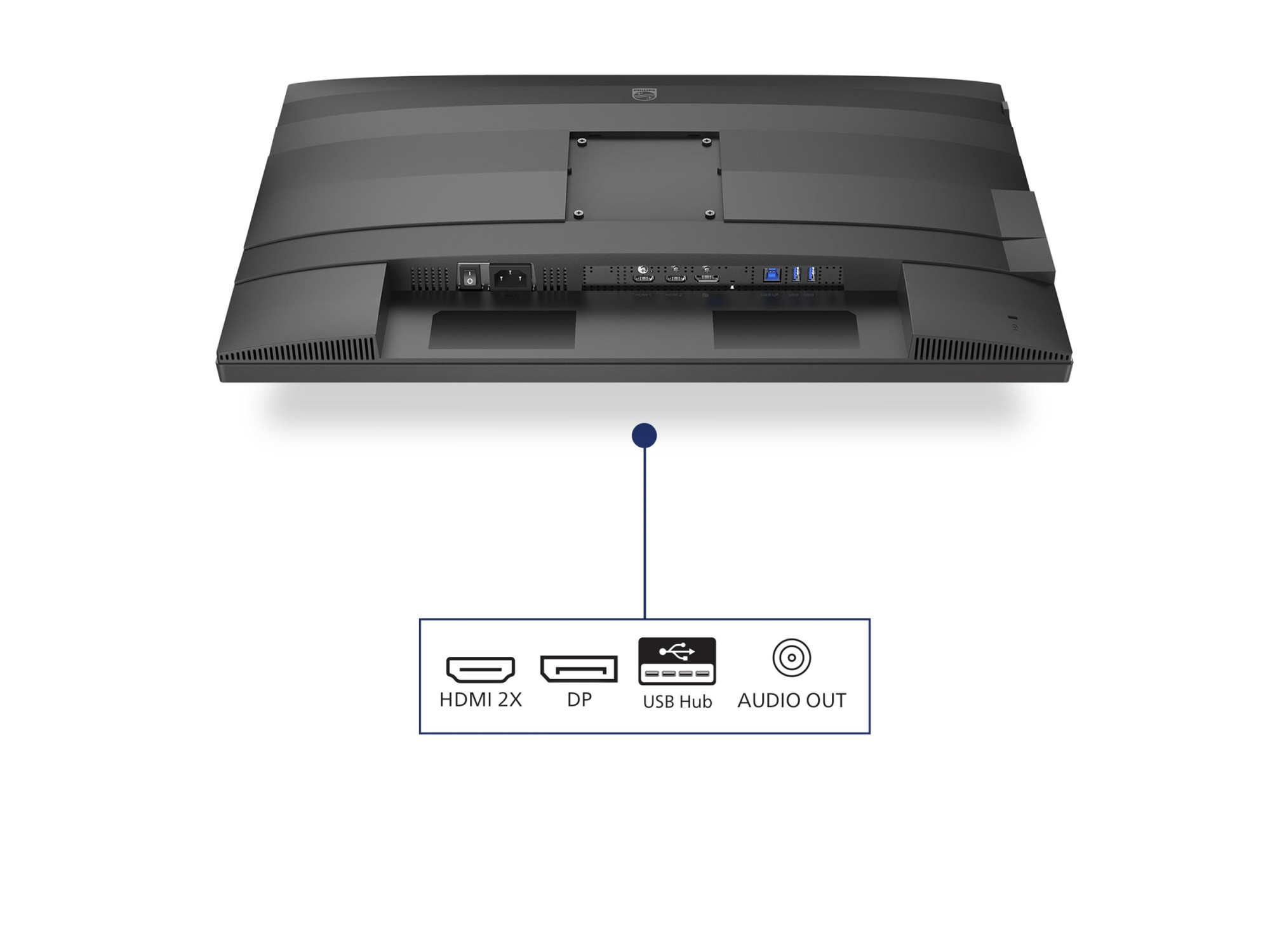 Philips | 27B2G5500/00 | 27 " | IPS | 16:9 | 100 Hz | 4 ms | 2560 x 1440 pixels | 300 cd/m² | HDMI ports quantity 2 - Image 26