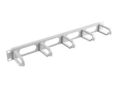 Lanberg 19" cable management panel 5 rings - type B 1U | AK-1205-S | Grey - Image 3