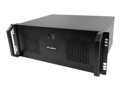 Lanberg Rackmount server chassis lanberg ATX 350/10 19"/4U | Black