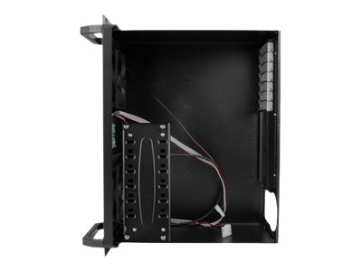 Lanberg Rackmount server chassis lanberg ATX 350/10 19"/4U | Black - Image 4