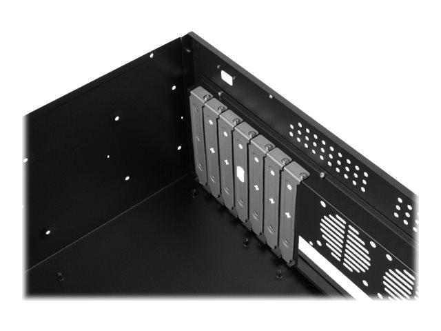 Lanberg Rackmount server chassis lanberg ATX 350/10 19"/4U | Black - Image 6