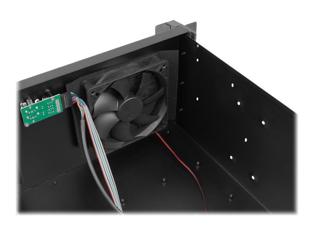 Lanberg Rackmount server chassis lanberg ATX 350/10 19"/4U | Black - Image 7