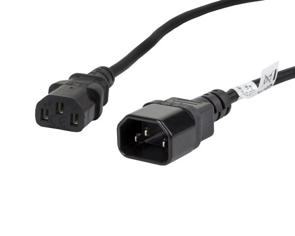 Lanberg | IEC 320 C13 to C14 Cable | CA-C13E-11CC-0018-BK