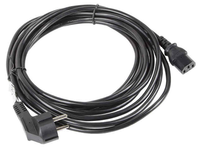 Lanberg | CEE 7/7 to IEC 320 C13 Power Cord | CA-C13C-11CC-0050-BK - Image 3