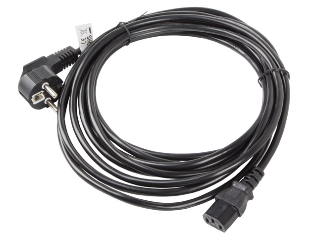 Lanberg | CEE 7/7 to IEC 320 C13 Power Cord | CA-C13C-11CC-0050-BK - Image 5