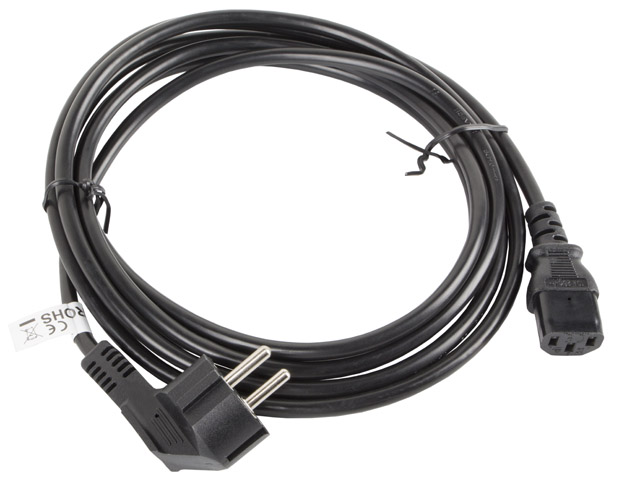 Lanberg | CEE 7/7 to IEC 320 C13 Power Cord | CA-C13C-11CC-0030-BK - Image 5