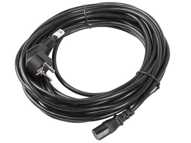 Lanberg | CEE 7/7 to IEC 320 C13 Power Cord | CA-C13C-11CC-0100-BK - Image 3