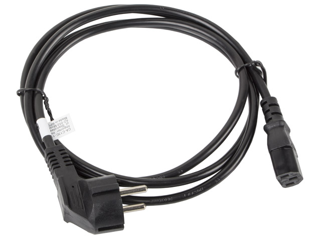 Lanberg | CEE 7/7 to IEC 320 C13 Power Cord | CA-C13C-11CC-0018-BK - Image 3