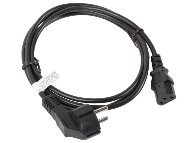 Lanberg | CEE 7/7 to IEC 320 C13 Power Cord | CA-C13C-10CC-0018-BK - Image 5